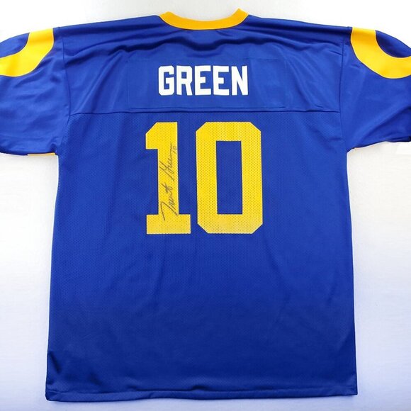Rams Vintage Jersey Signed Trent Green 10 Logo Athletic Super Bowl Season XL - Picture 2 of 13